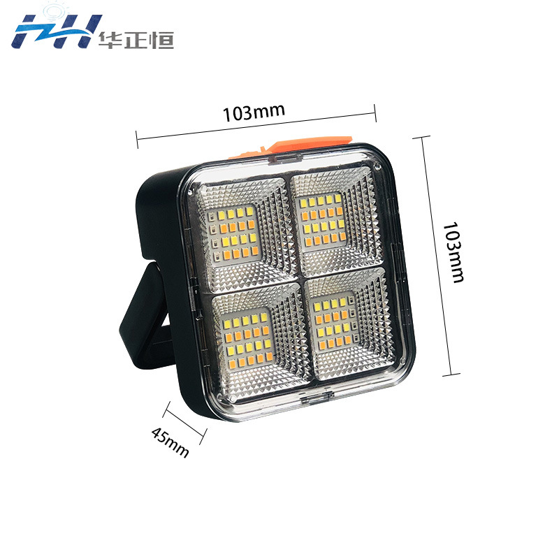 Mini portable solar night light, rechargeable portable solar outdoor light, hand-held light, multi-functional Item Picture