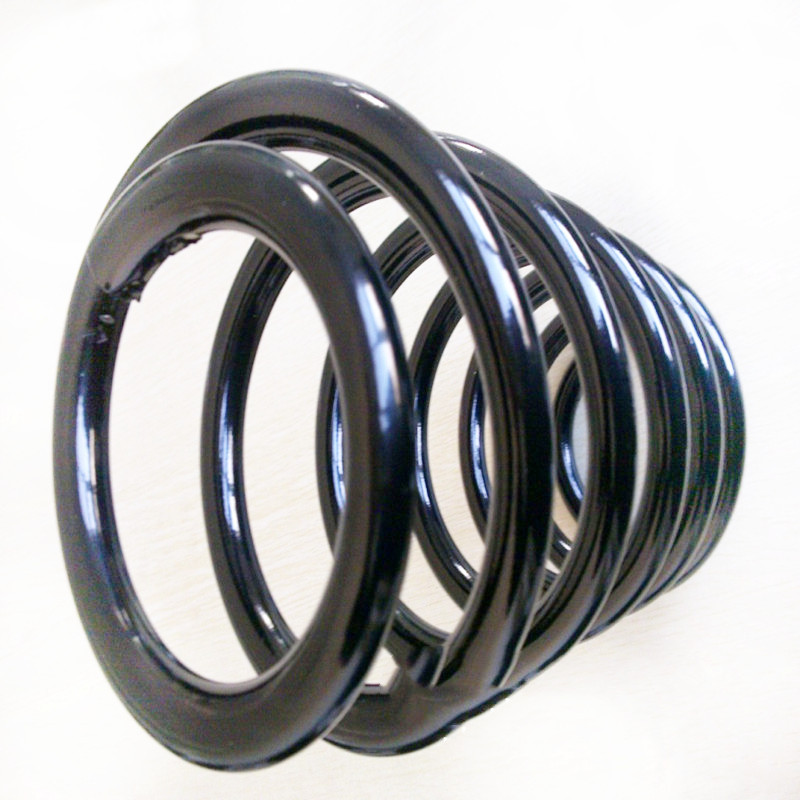 65Mn steel spring electrophoretic black 4.0-8.0 wire diameter large spring, automotive electrical tool accessories hardware spring Specification drawing