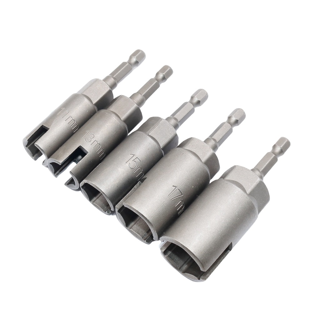1/4 handle butterfly-shaped nut hexagon socket air wrench sleeve sheep horn nail screw wire quick pneumatic deepening opening sleeve Item Picture