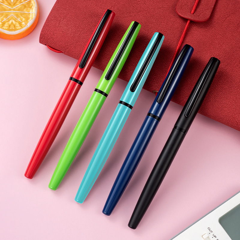 商务签字笔宝珠金属笔中性多色水笔创意广告加印礼盒套装加印LOGO签字笔