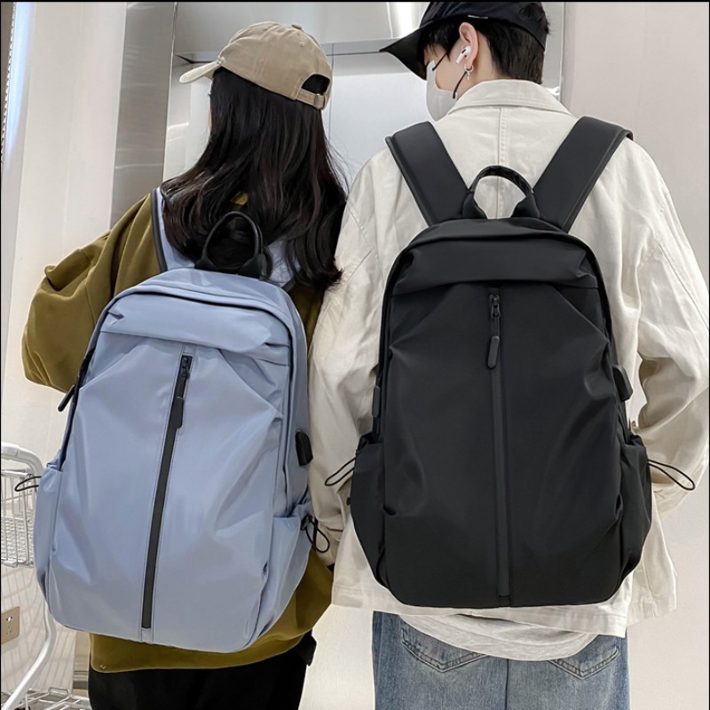 Wholesale of new high-quality backpacks for college students, business USB computer backpacks, men's leisure travel bags full figure
