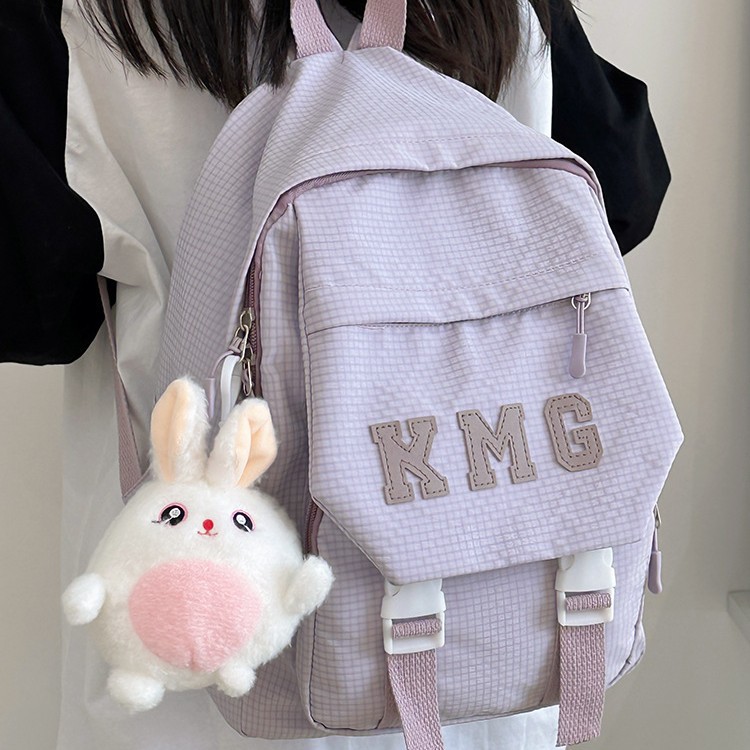 A new 2024 fashionable cross-border letter, fresh and simple Korean student versatile backpack, small backpack and casual bag Application Scenario