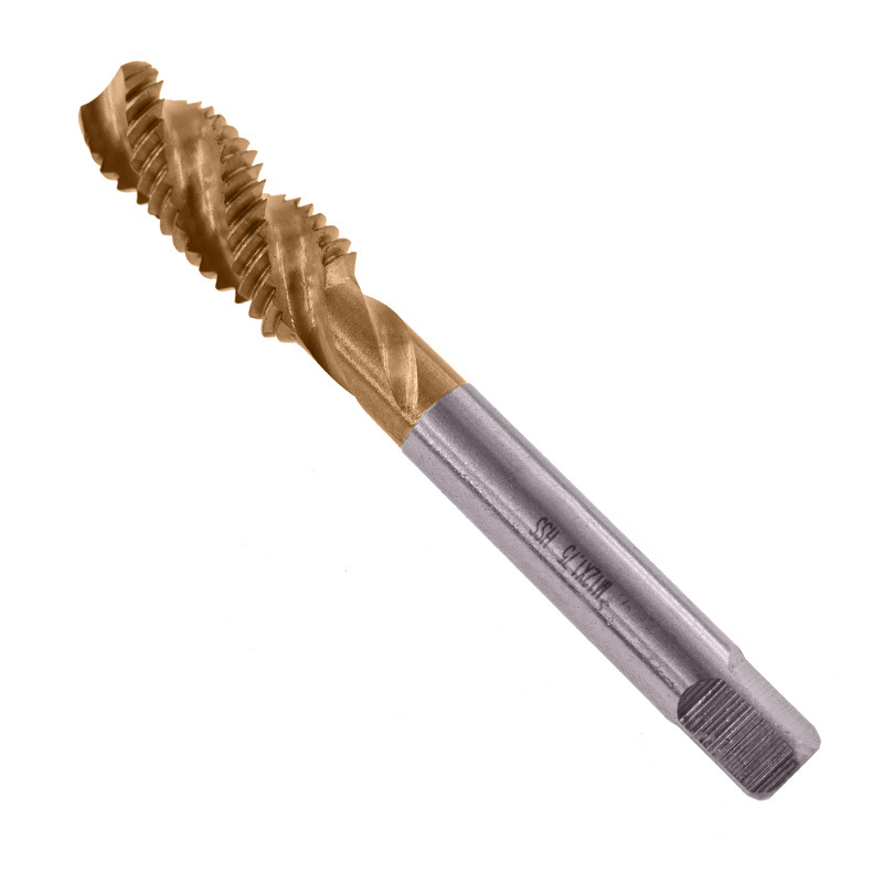 Wholesale of cobalt-containing machine taps for metal drilling, national standard coarse thread taps, blind hole tapping, square handle spiral taps Item Picture