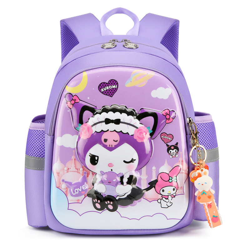 High appearance level kindergarten schoolbag for large, medium and small classes 3456 years old anti-wandering cartoon Kulomi children's backpack Item Picture