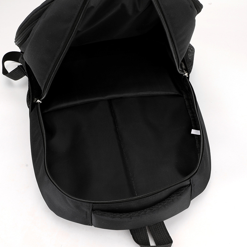 Factory wholesale men's backpacks, large-capacity, simple and casual middle school schoolbags, outdoor travel, business computer backpacks Item Picture