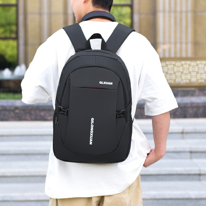 Wholesale of new minimalist backpacks for men, junior high school, senior high school and primary school students, large-capacity schoolbags, lightweight and lightweight travel backpacks Specification drawing