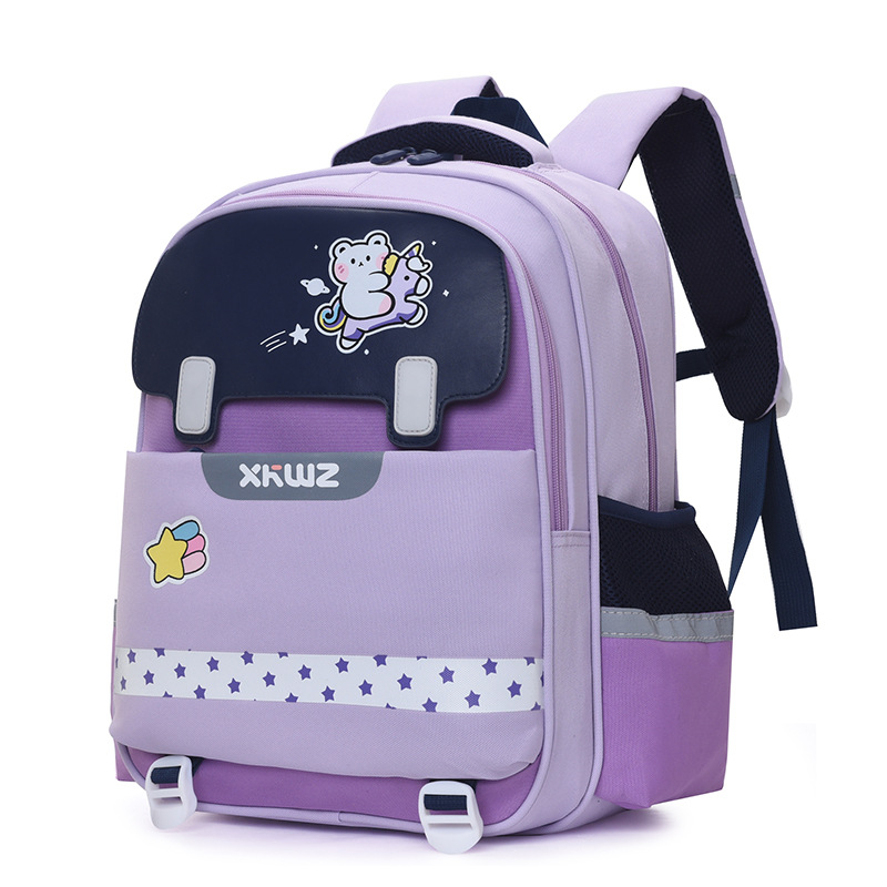 New large-capacity kindergarten schoolbag, lightweight first grade children's backpack, high appearance level, three-dimensional color contrast fashion backpack details Picture