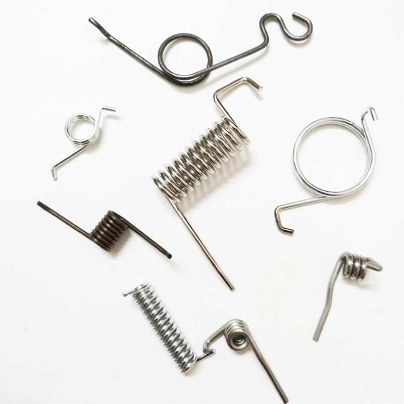 The manufacturer customizes torsion spring clips, push-type switches, torsion springs, stainless steel double torsion springs, and special-shaped small torsion springs Specification drawing