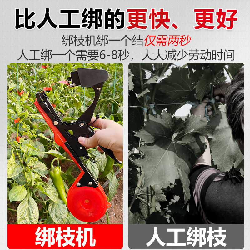 New tomato and grape branch binding machine, cucumber binding magic tool, branch binding machine, tape binding of seedlings, binding of vines, binding of branches, binding magic tool Specification drawing
