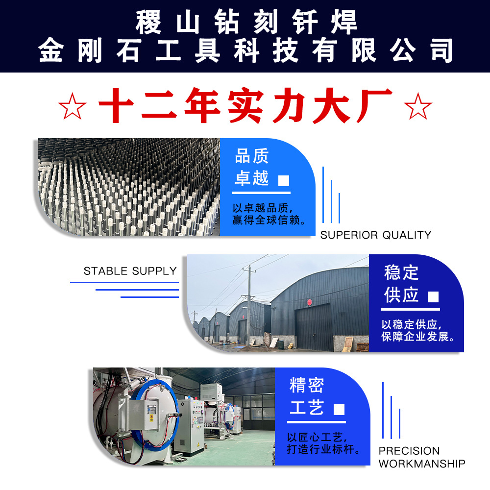 Factory wholesale of multi-functional straight-shank Bawang drill bits, hard alloy triangular drills, cement concrete and tile reaming details Picture