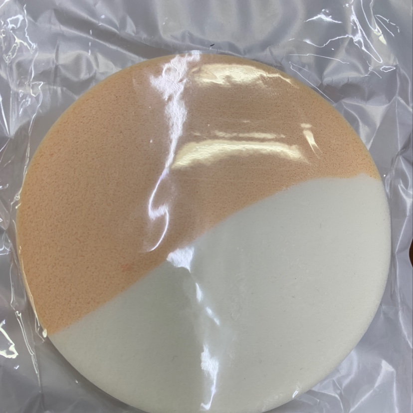 双色圆粉扑厂家直销化妆品工具美妆工具化妆品粉扑