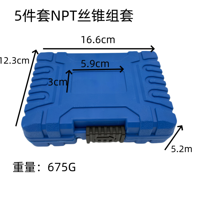 5-piece NPT tap set, pipe thread repair tool, 5-piece tap bearing steel Application Scenario