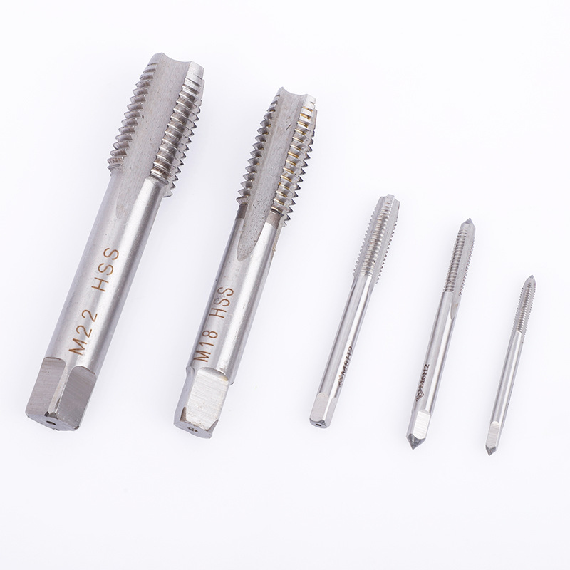 High-speed steel full grinding machine tap 6542, stainless steel special M2 straight groove extended tap drill bit Item Picture