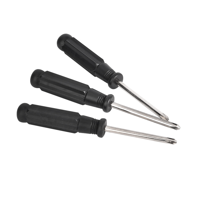 Wholesale of mobile phone toy disassembly tools 2.0, 3.0, 4.0 cross-head black screwdrivers and mini small screwdrivers Item Picture