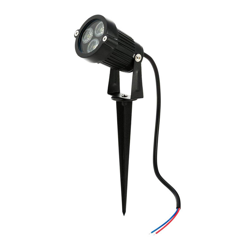 3w three-bead ground-insertion led tree lighting, outdoor waterproof die-cast aluminum RGB seven-color tree lighting wholesale, cross-border exclusive supply Item Picture
