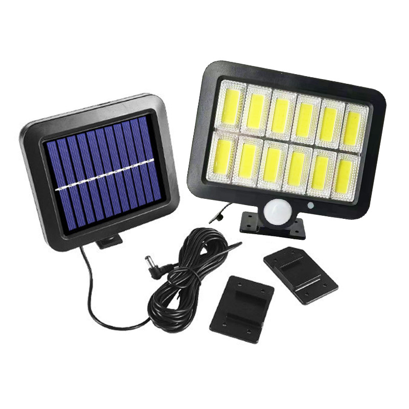 Solar split lamps, outdoor garden lamps, human body sensor wall lamps, outdoor lamps, solar outdoor street lamps Item Picture