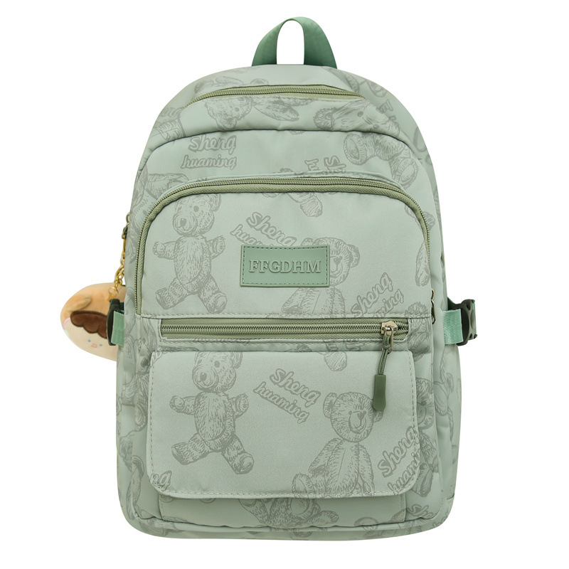 New school backpack for boys and girls, large-capacity water-resistant backpack for junior and senior high school students, laptop backpack Item Picture