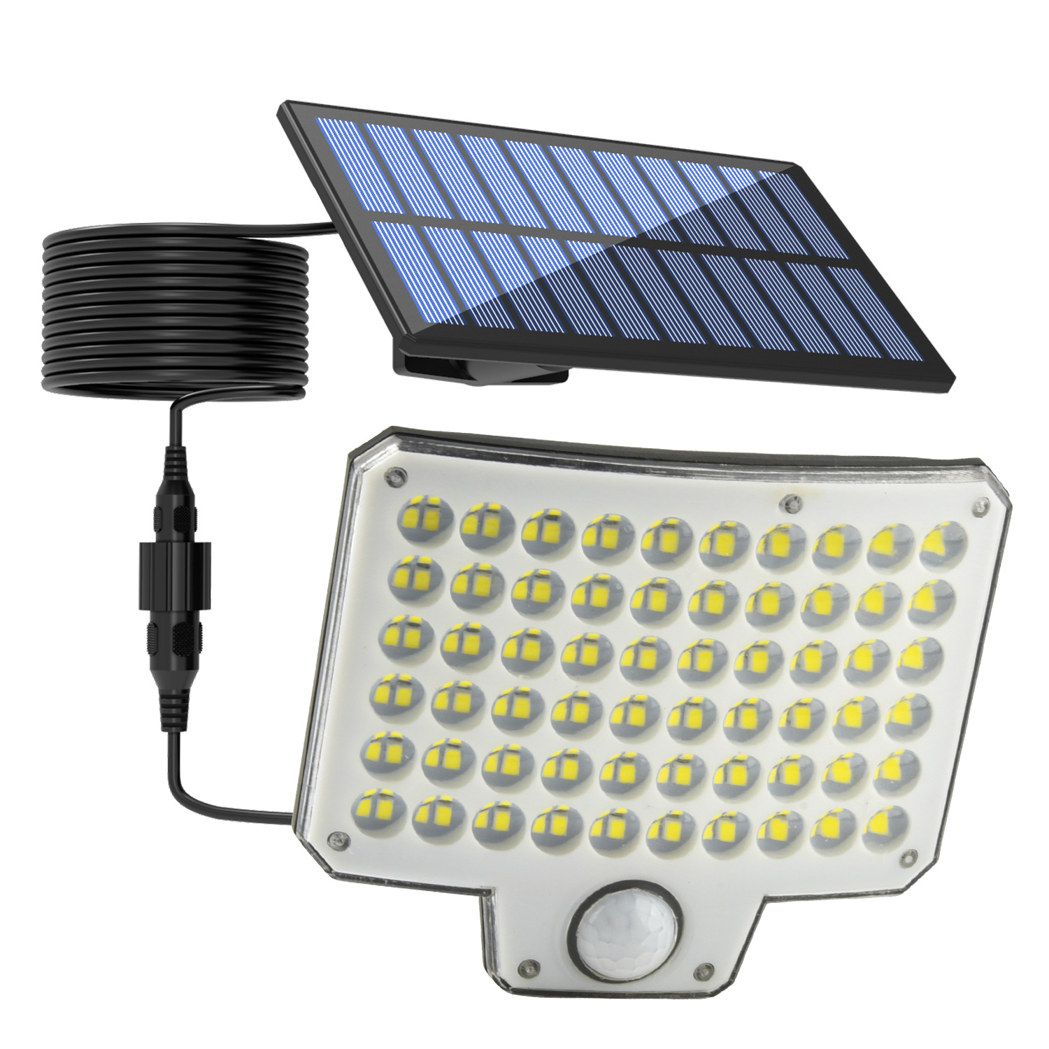 Solar garden lights, outdoor household villa human body sensor lights, led rural lighting, solar garage wall lights Item Picture