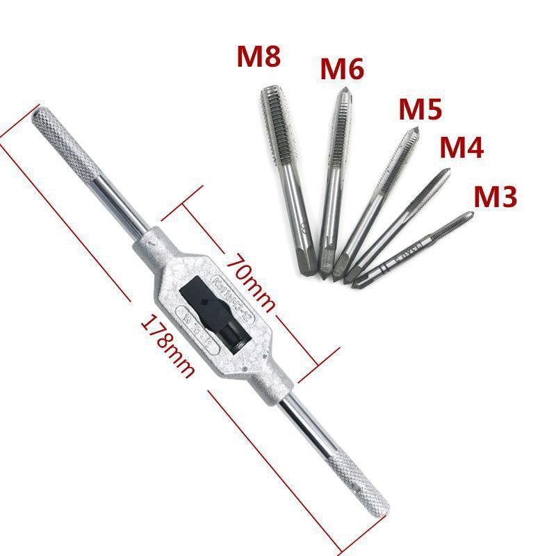 Factory direct sales of 8pc tap winch sets, e-commerce exclusive supply of tap die sets, hardware tools and tap sets Application Scenario
