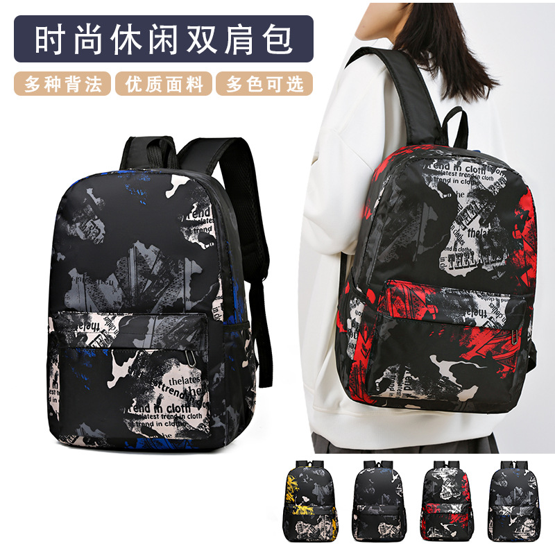 Wholesale new style backpacks, cool, lightweight and casual, for students in grades 1-6, large-capacity travel computer backpacks details Picture