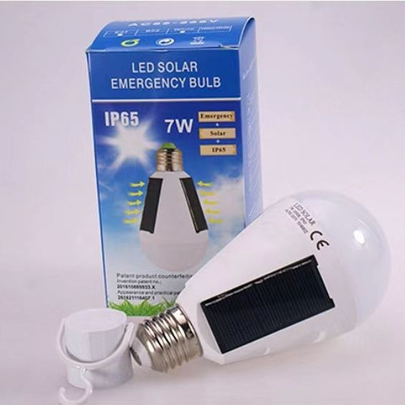 Cross-border outdoor camping led solar rechargeable bulbs, household lighting bulbs, emergency bulbs, E27 rechargeable bulbs Specification drawing