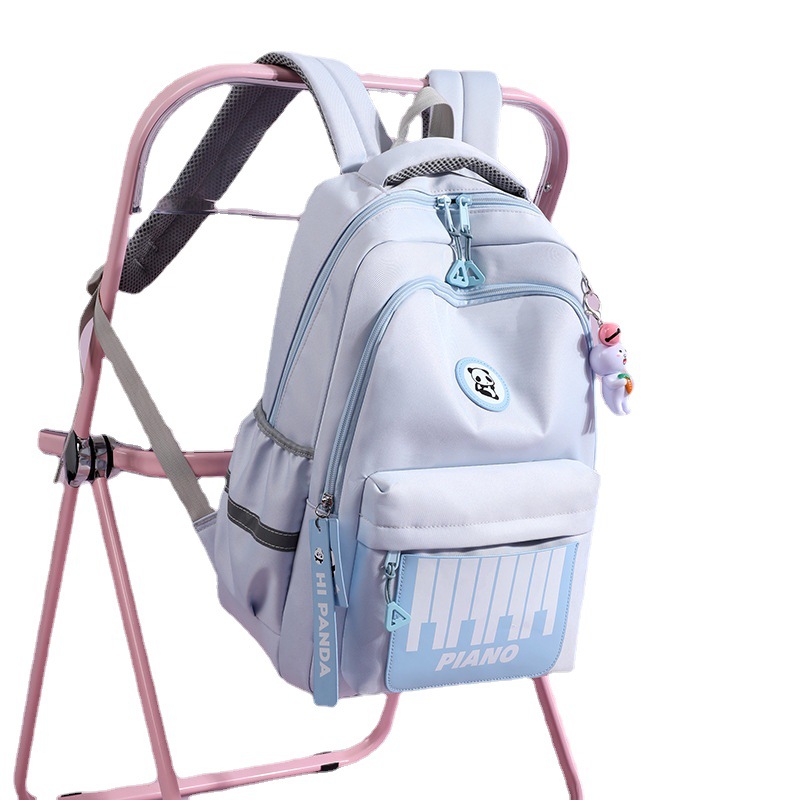 Large-capacity schoolbag for girls in junior high school, ultra-light for primary school students in grades 3, 4, 6, and 6, suitable for children and girls' backpacks Item Picture