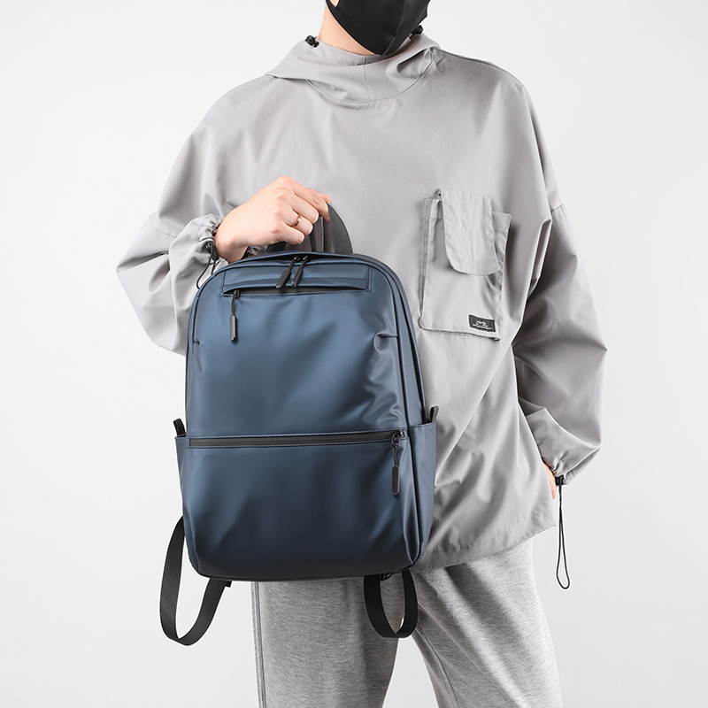 Wholesale new men's backpacks for foreign trade: lightweight, fashionable, casual, large-capacity business computer backpacks Specification drawing