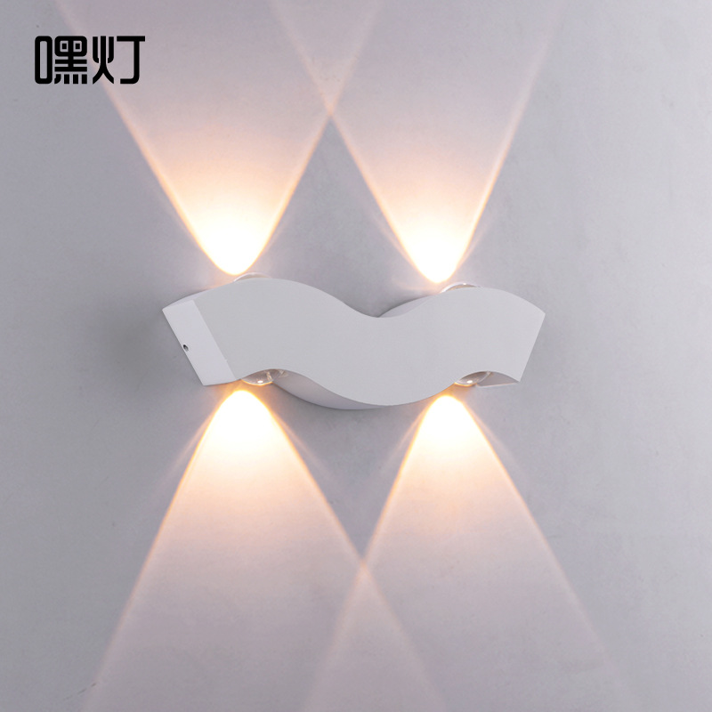 New cross-border waterproof led wall lamps, courtyard balcony fence column lamps, simple and creative garden outdoor staircase lamps full figure