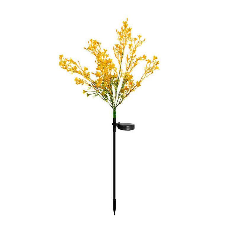 led solar rape flower ground insert lawn light, outdoor waterproof garden courtyard decorative light, villa wildflower simulation Application Scenario
