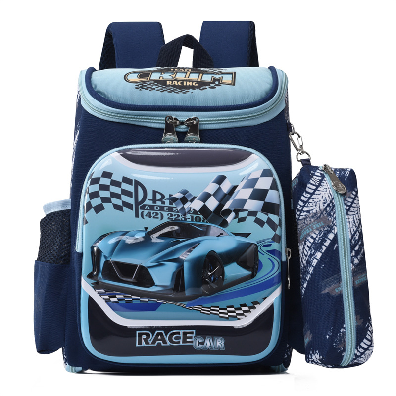 Primary school schoolbags for grades 12 and 34, boys and girls, printed with high appearance standards, children's one-piece lightweight backpacks of high quality Item Picture