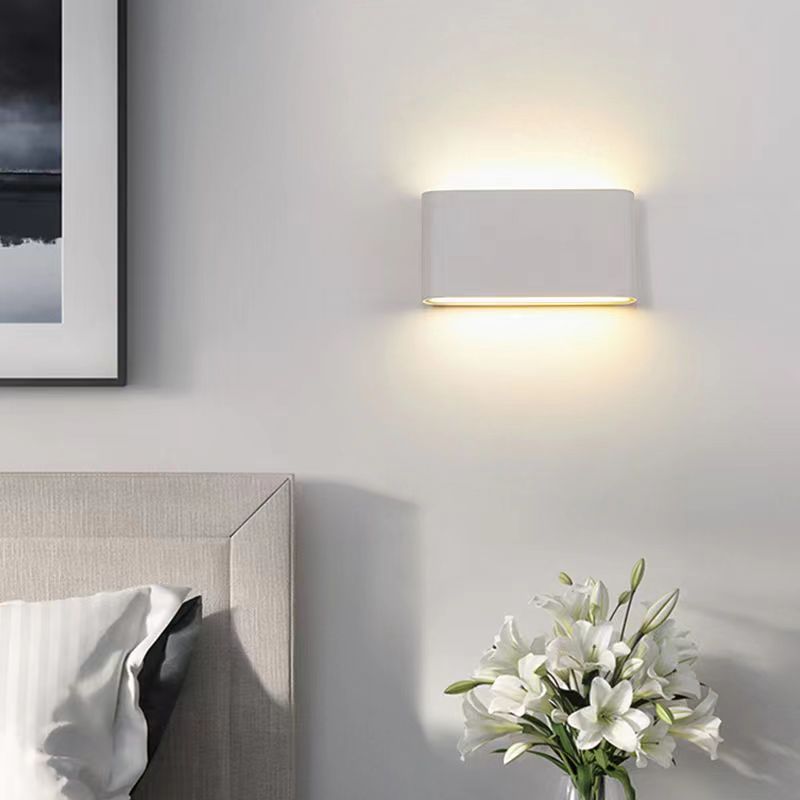 Homestay courtyard dimming column, balcony exterior wall, staircase, entrance, decorative wall light, LED outdoor waterproof double-head wall light Application Scenario