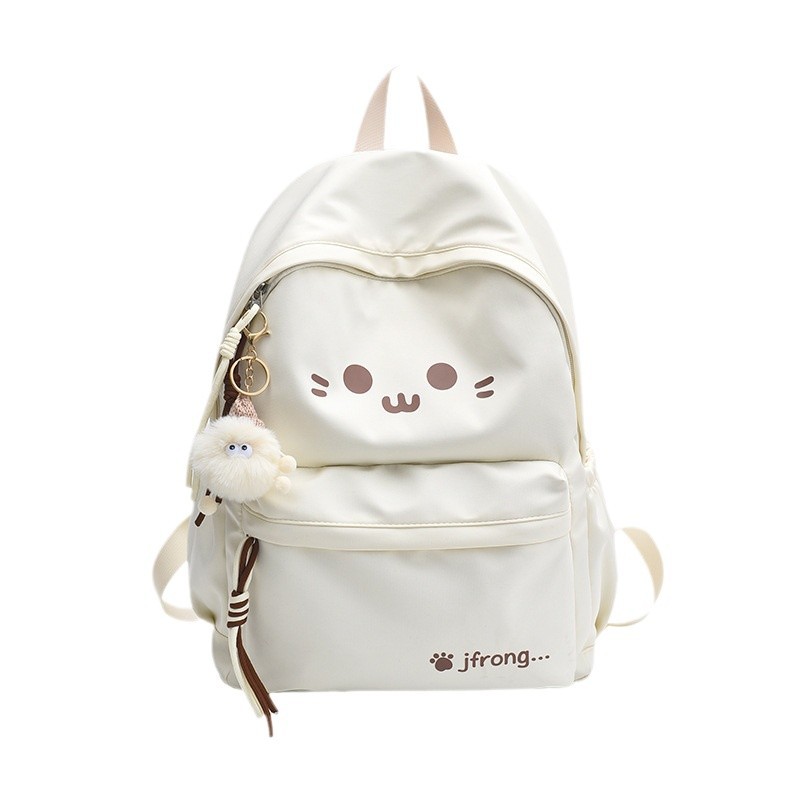 A cute cartoon backpack with a high level of appearance, a cute schoolbag for junior high school girls and senior high school students, and a light backpack for leisure travel Item Picture