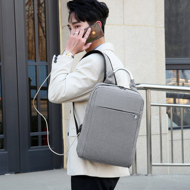 Business and leisure laptop backpack, large-capacity men's business travel backpack, simple urban backpack for men Specification drawing