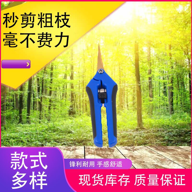 Factory wholesale household pruning scissors, fruit and vegetable pruning scissors, garden pruning scissors, garden tools, pruning scissors full figure