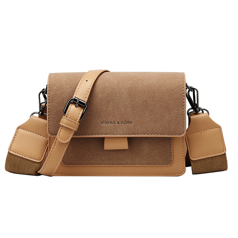 Cross-border chic small bag for Women 2023 New Korean-style small square bag with wide shoulder strap, fashionable and versatile, single-shoulder crossbody bag trend Item Picture