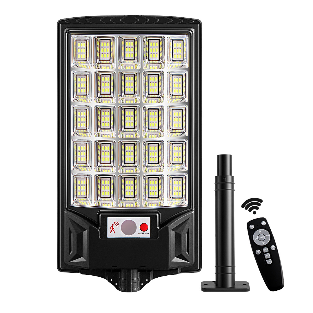 New private mold outdoor led integrated solar street lamp, three-sided light-emitting lamp, sensor garden lamp, outdoor wall lamp Item Picture