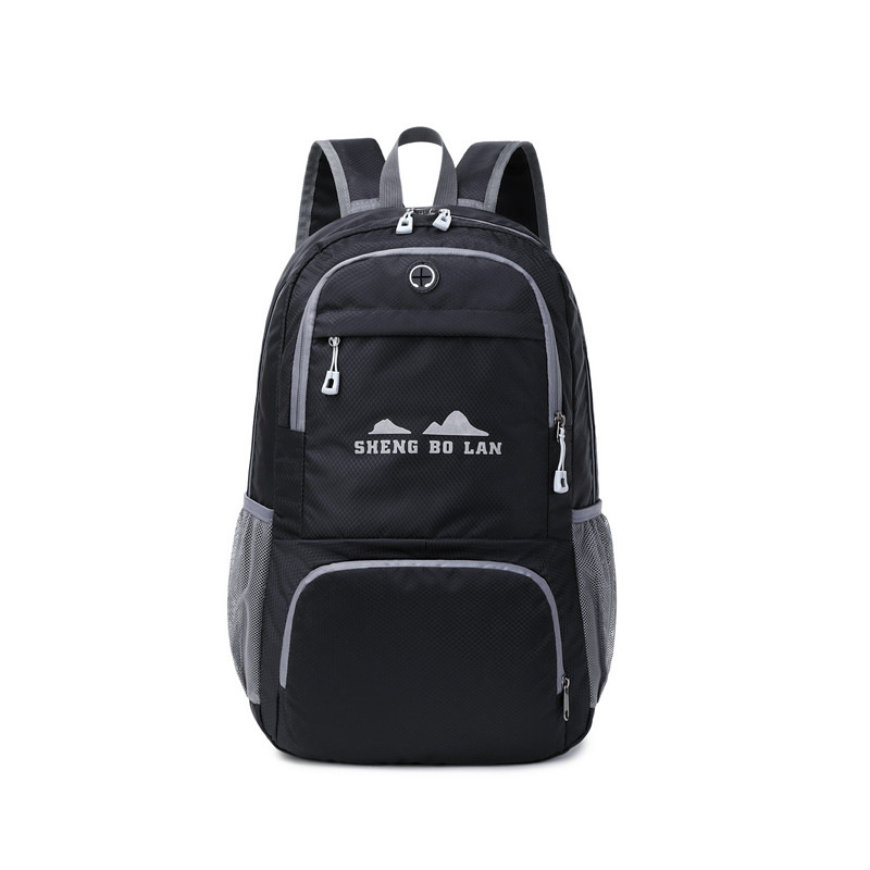 Wholesale of sports and leisure bags, new lightweight folding backpacks, leisure travel storage bags, large-capacity outdoor backpacks Item Picture