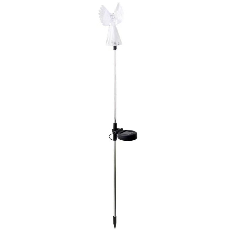 Solar led ground socket lights, fiber optic angel solar lights, lawn lights, lighting lamps, outdoor landscape lights Item Picture