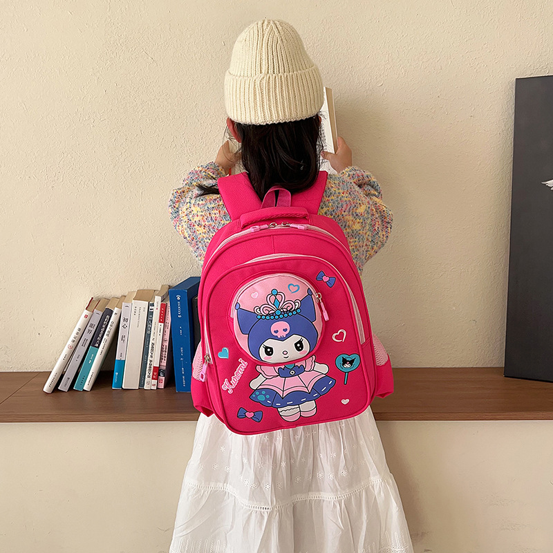 New kindergarten schoolbag, cute cartoon princess backpack, high appearance level, durable and good-looking backpack for girls and boys details Picture