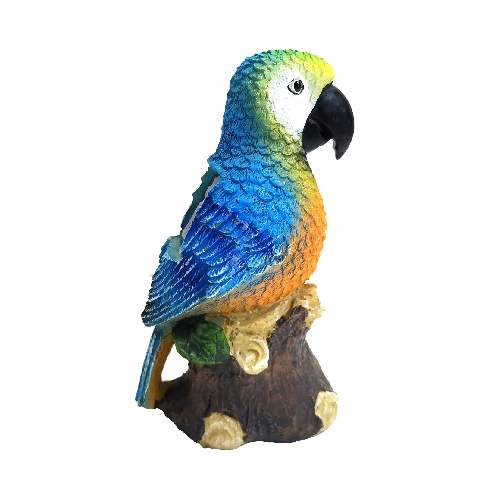 New outdoor solar parrot lamp, bird resin handicraft, lawn balcony night light, gift, garden decoration Item Picture