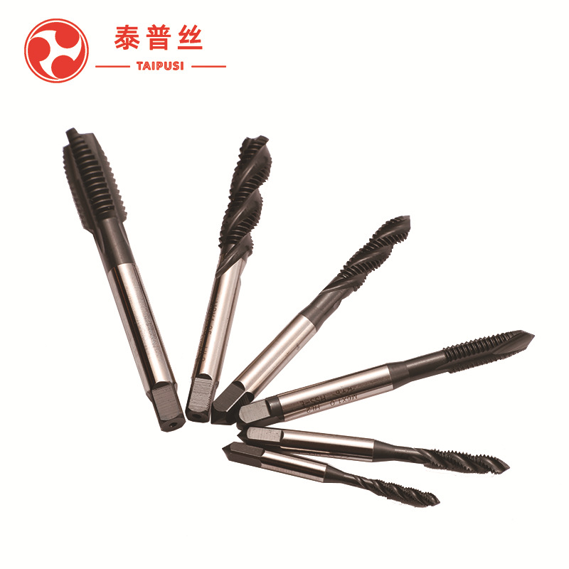 Japanese standard nitrided screw machine tap tip, high-speed steel black M3, M4, M5, M6, M8, M10, M12, M14, M16 Item Picture