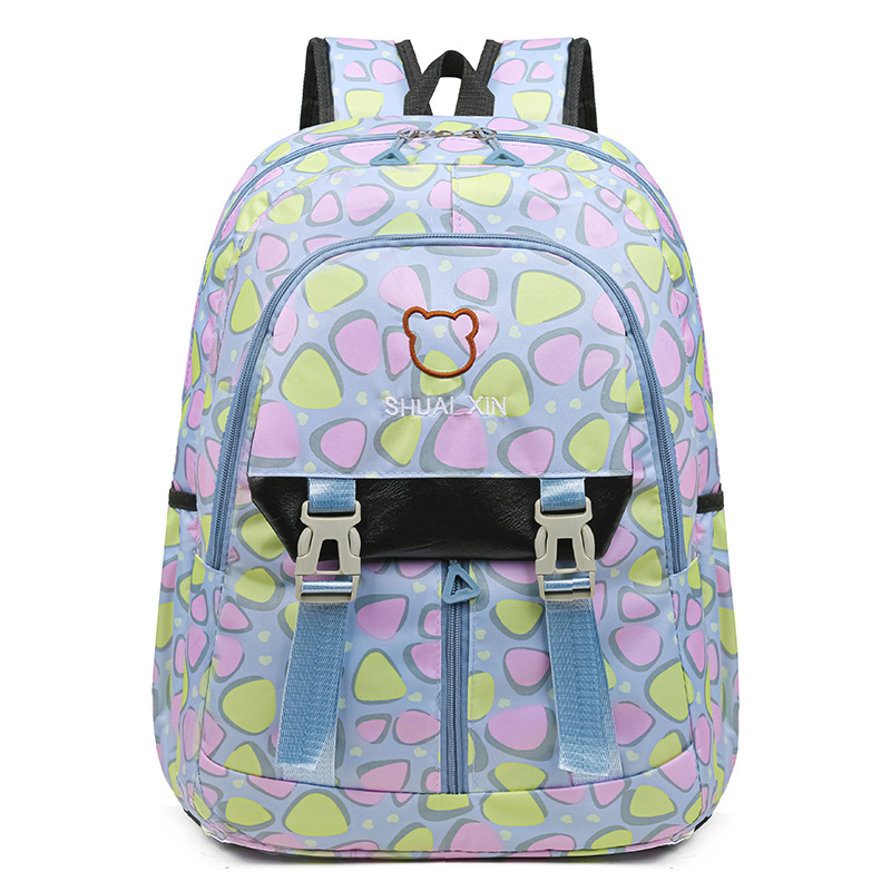 The manufacturer wholesals new types of schoolbags for girls in primary and secondary schools, large-capacity casual and lightweight backpacks, multi-pocket travel backpacks Item Picture