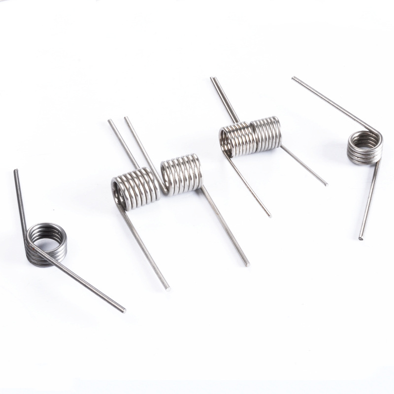 Torsion spring stainless steel torsion spring vortex coil in stock, force torsion clamp, 120-degree steel wire, 1.2-3.0 wire diameter Item Picture