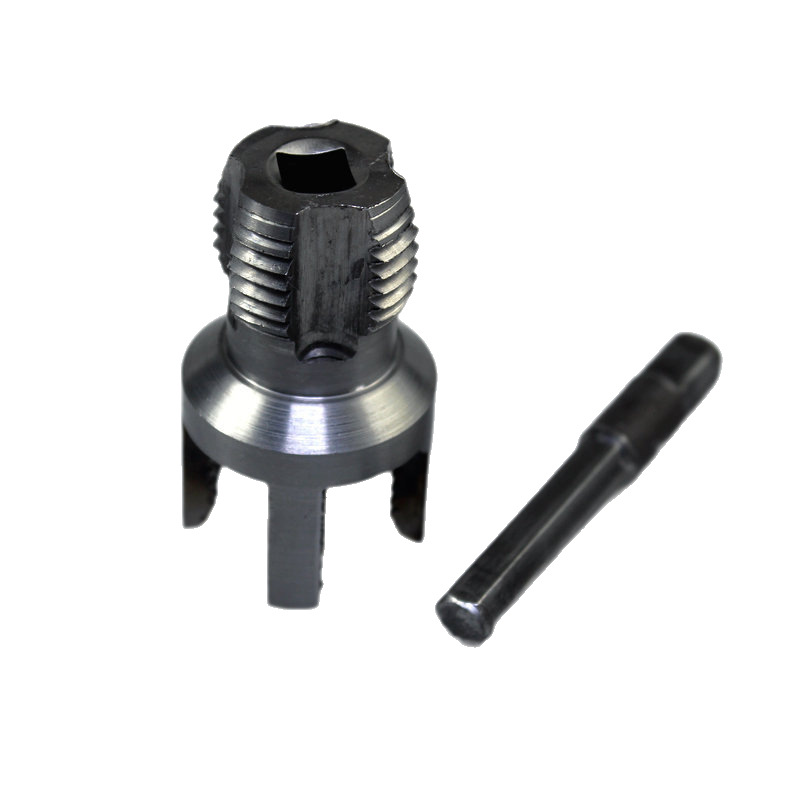 4-point and 6-point PPR water pipe internal and external integrated thread opener and tapping plate teeth full figure