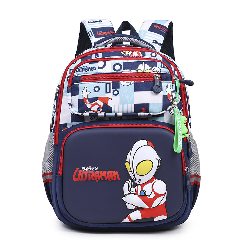 Ultraman primary school backpack for boys in grades 4, 5 and 6 and children in grades 1, 2 and 3, 2025 new style backpack Item Picture