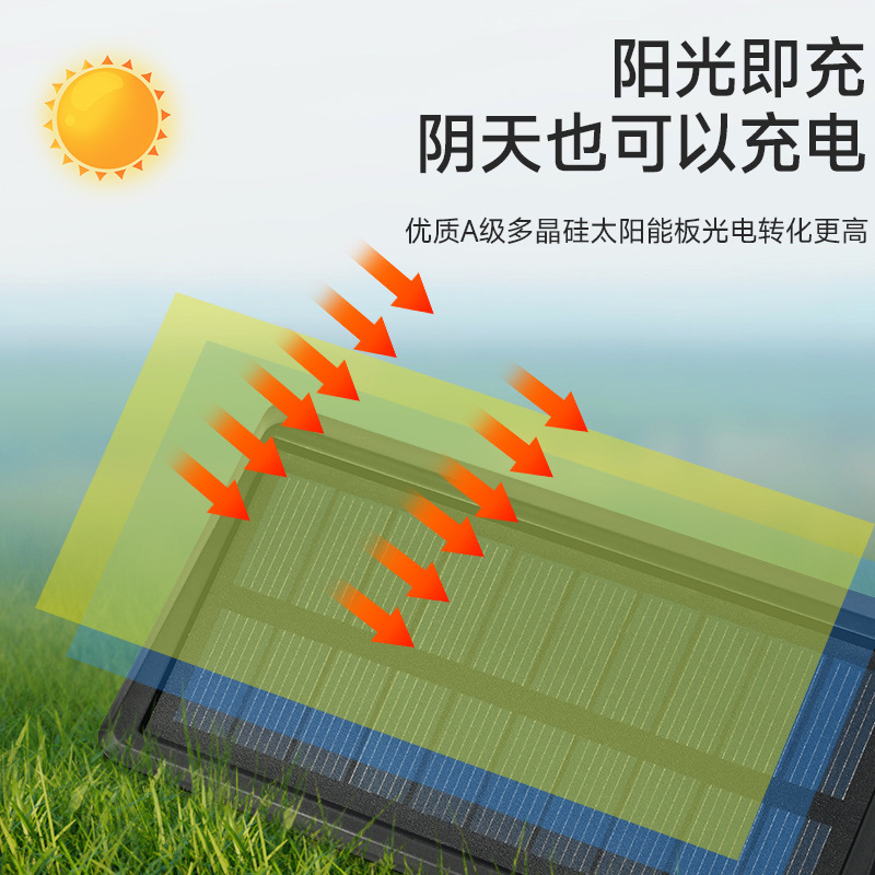 Solar-powered step lights, decorative wall lights, outdoor step lights, balcony fence lights, courtyard decorative lights, all automatically activate when it gets dark Specification drawing