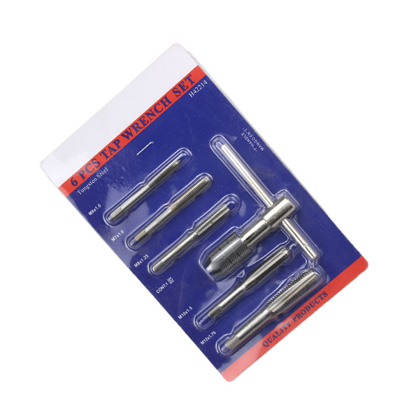 Wholesale of metric alloy steel tap and die combination sets, taps, wrenches, winch stands, manual special hardware tools undefined