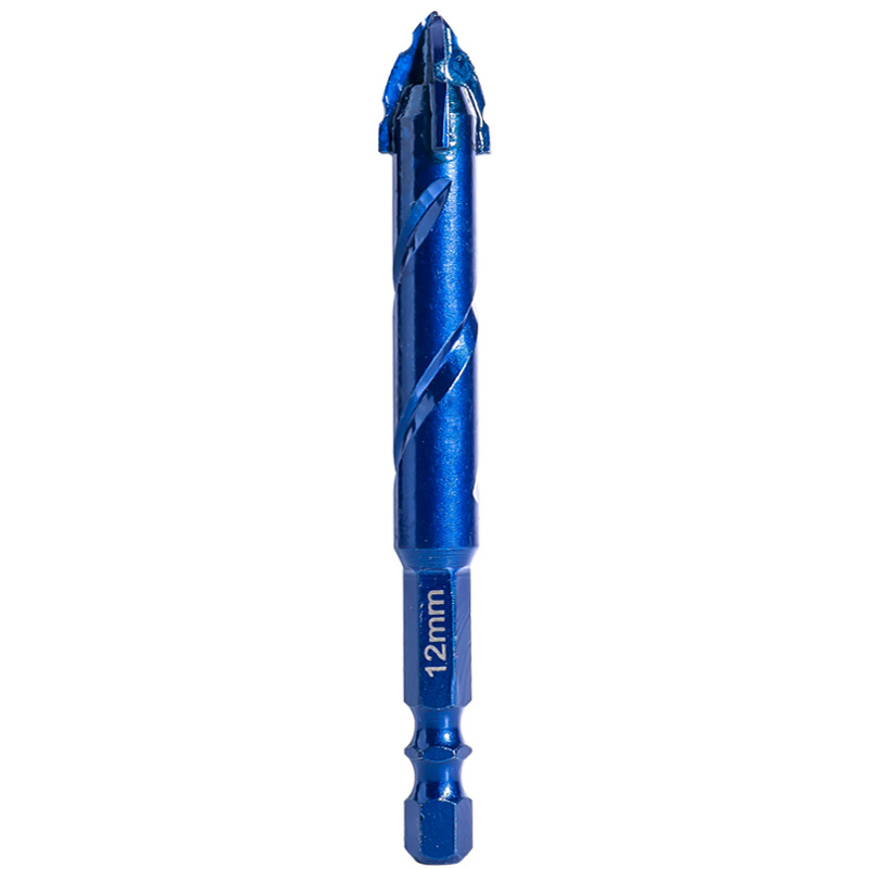 The new type of sawtooth drill with misaligned alloy triangular drill is sharp and wear-resistant. It is easy to drill holes at home, such as tiles and glass Item Picture