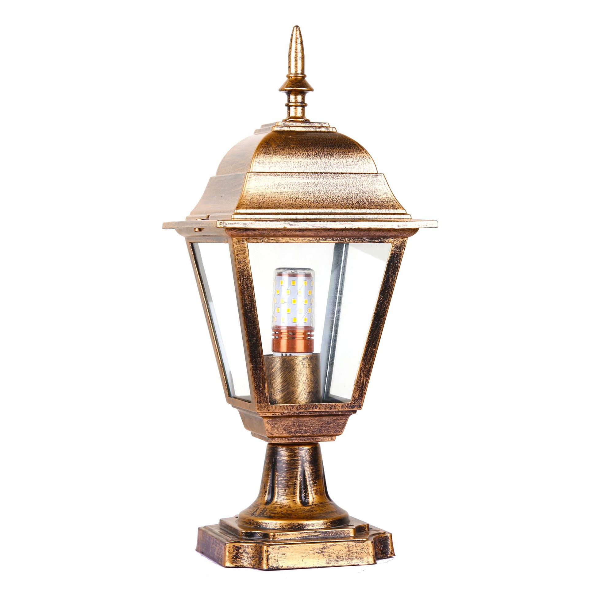 Outdoor fence lights, courtyard European-style villa exterior wall lights, door column lights, balcony corridor outdoor American-style simple column head lights Item Picture