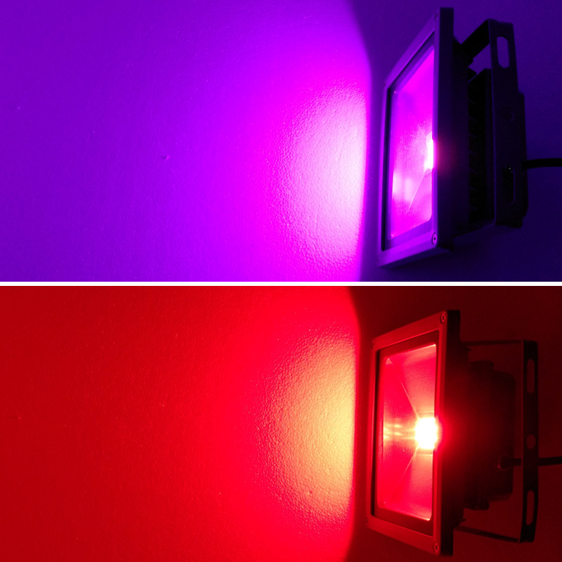 Tree lighting landscape outdoor open-air ground tree mud insertion waterproof led green, blue, red and yellow seven-color color-changing spotlights Specification drawing